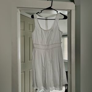 White 100% Cotton Dress